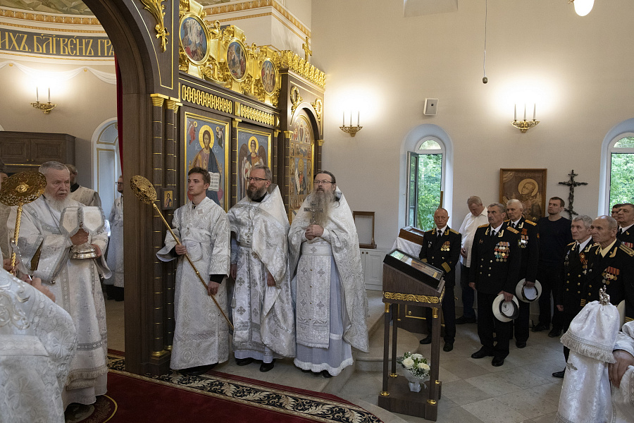Великое освящение храма праведного Феодора Ушакова в Купавне